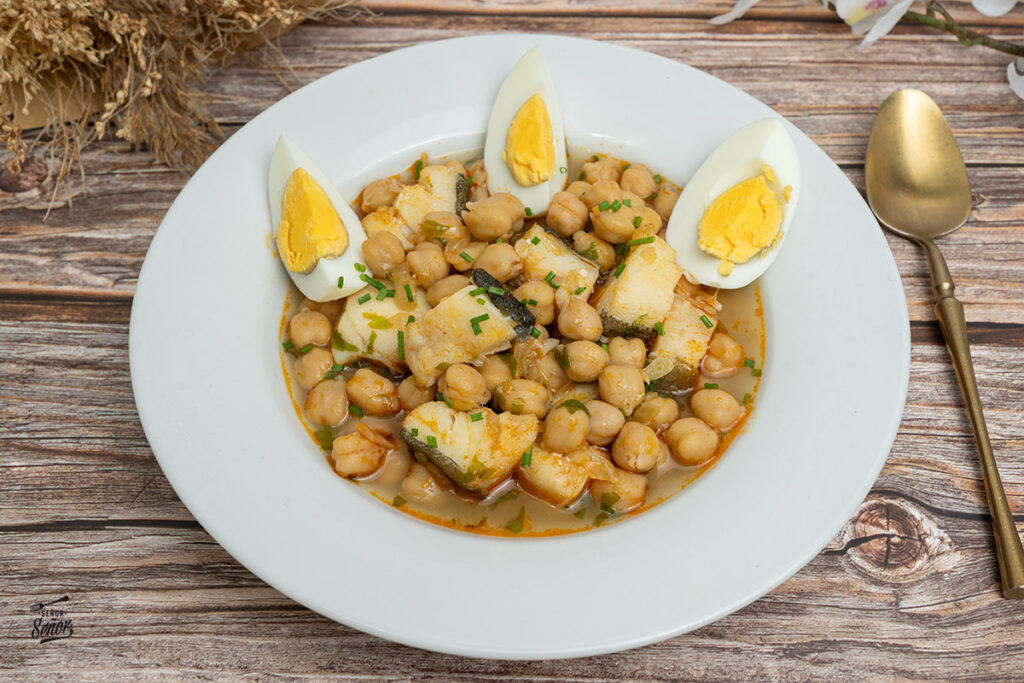 garbanzos con merluza