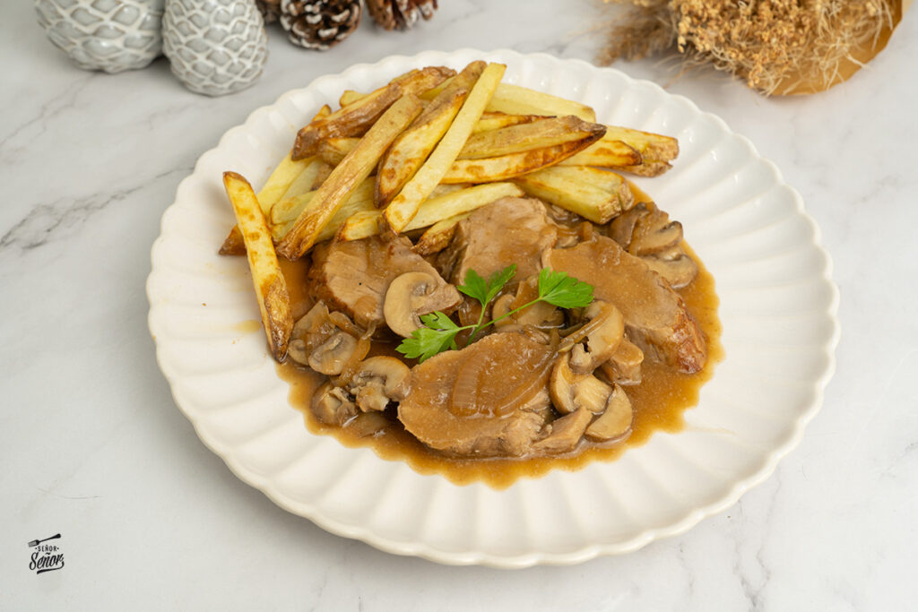 receta de solomillo de cerdo en salsa