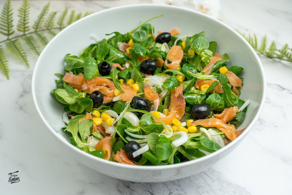 receta de ensalada de canonigos