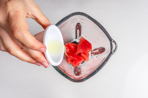 receta de granizado de sandia