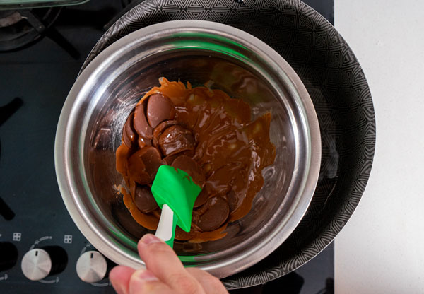 chocolate derretido
