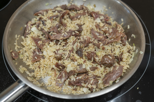 receta de arroz con confit de pato