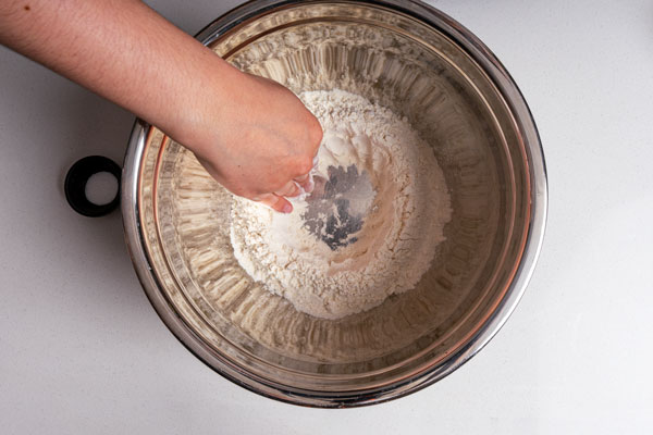 haciendo pan de pita
