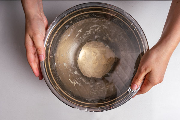 reposo de masa de pan de pita