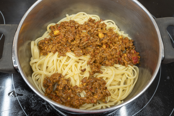 receta de Bavette con carne picada