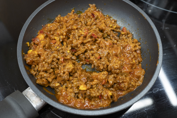 haciendo carne picada