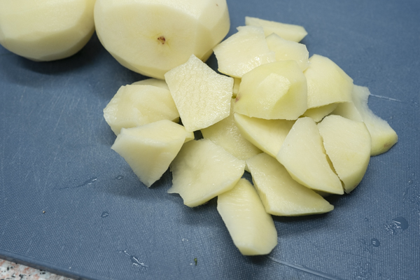 patatas chascadas para pote asturiano