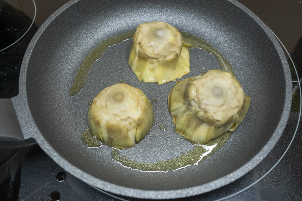 alcachofas a la plancha tiernas