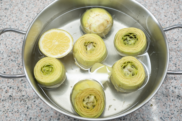 hacer alcachofas a la plancha