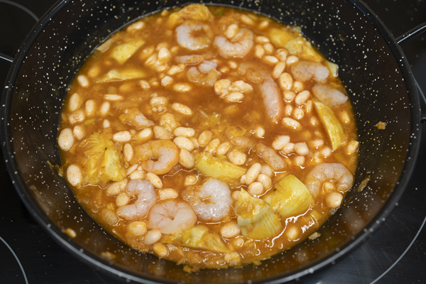 receta con alubias de bote