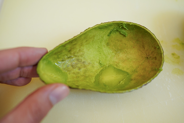 aguacate vacio