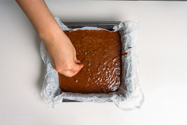 brownie de platano receta