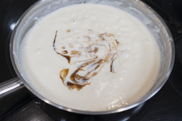 bechamel para lasaña de rabo de toro