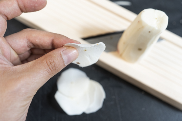 yuca laminada para freír